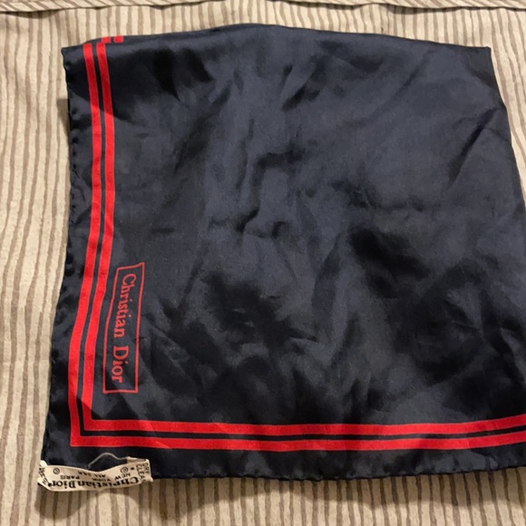 Christian Dior Women’s Silk Square Scarf. - Picture 3 of 3